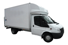 Car Hire Newmarket - Ford Luton Box Tail Lift - Van hire Newmarket